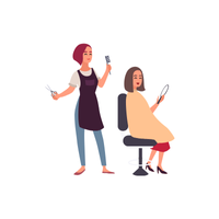 Hairdresser in English