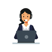Receptionist in English