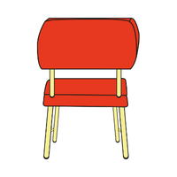 Different Types of Chairs |Balloon-back chair in English