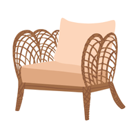 Bamboo chair in English