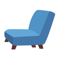 Different Types of Chairs |Reclining lounge chair in English