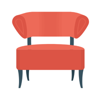 Different Types of Chairs |Wingback chair in English