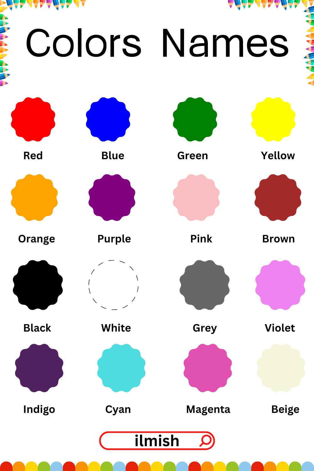 Colors Names in English