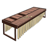 Musical Instruments Names | Marimba in English