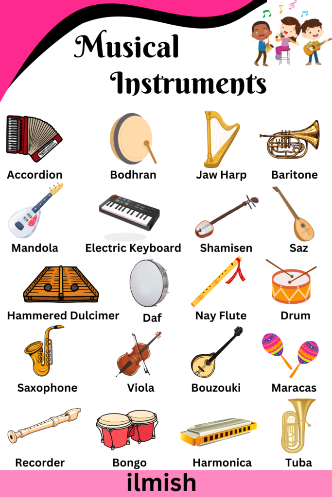 80 musical instruments names in english and pictures ilmish