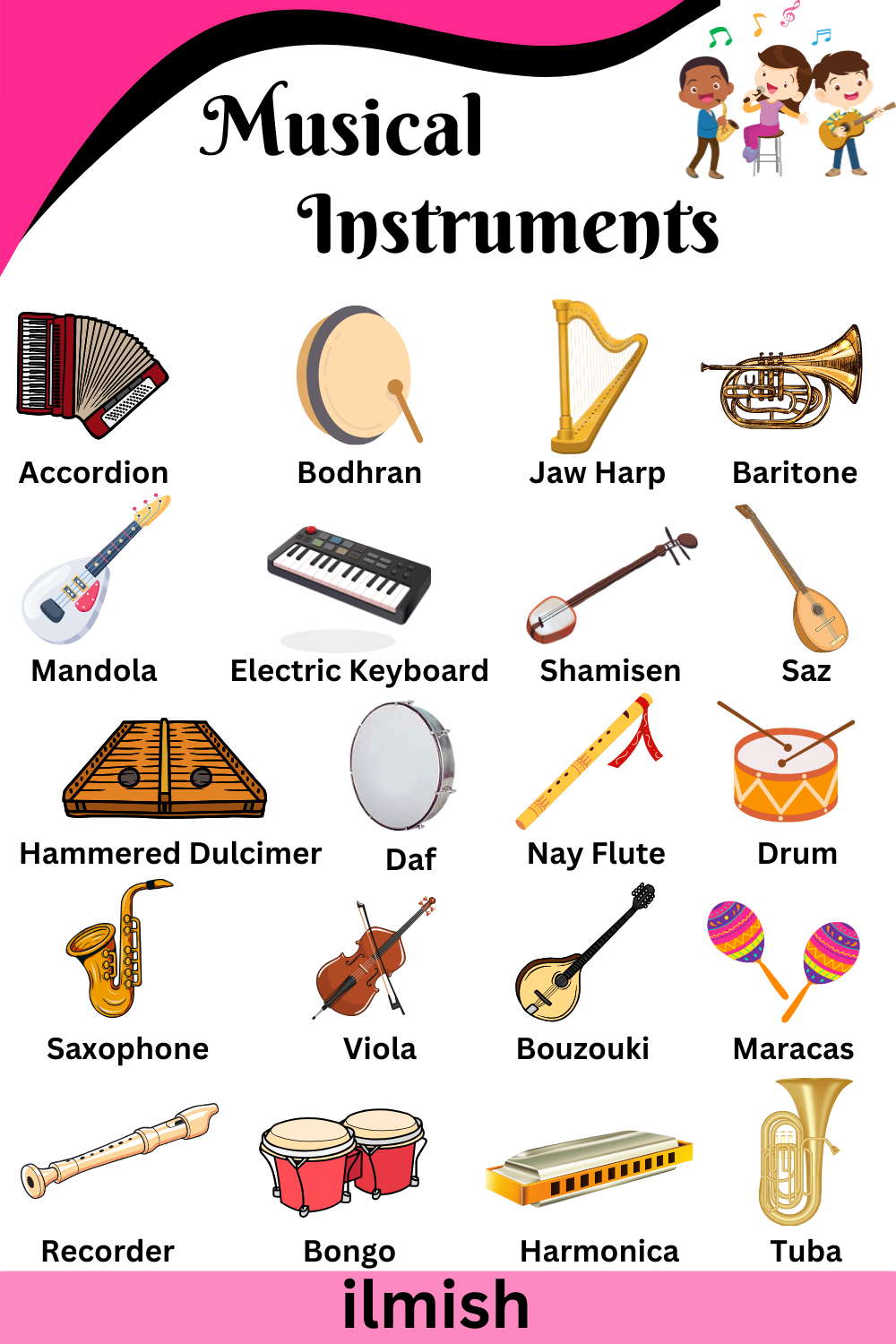 Musical Instruments Names in English