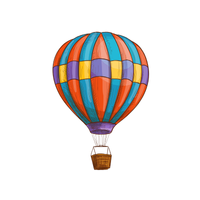 Hot Air Balloon | Types of Vehicles Names in English