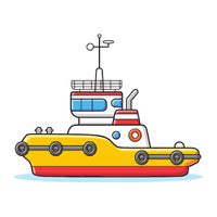 Tugboat Vehicle Name in English