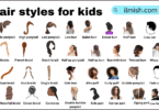 60 Hair styles names for kids in English with Their Pictures