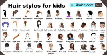 60 Hair styles names for kids in English with Their Pictures