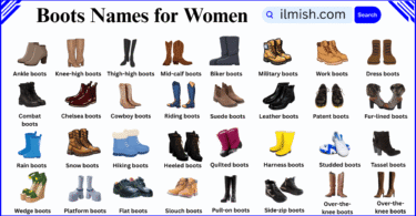 Different Types of Boots and Their Pictures