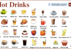 List of Hot Drinks Names with their Pictures
