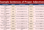 100 Example Sentences of Proper Adjectives in English