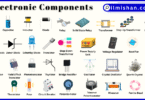 Electronic Components Names in English with Pictures