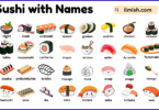 List of Sushi with Names and Types in English with Pictures