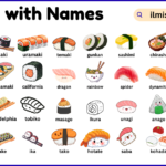 List of Sushi with Names and Types in English with Pictures