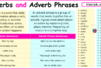 Adverbs and Adverb Phrases with Examples in English