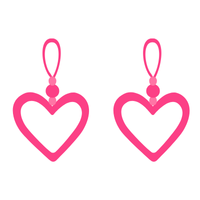 Heart | Earrings with Names and Types