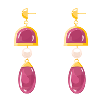 Huggie | Earrings with Names and Types