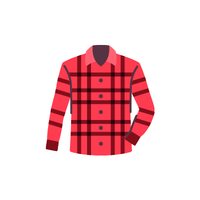 Flannel | Shirts with Names and Types in English